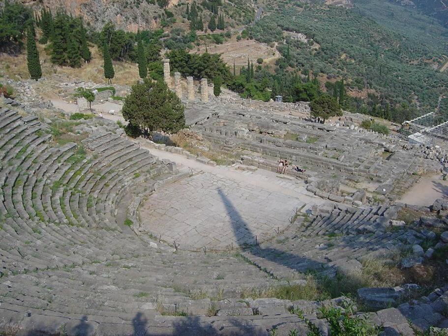 Vila House In Delphi Exteriér fotografie